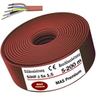 5-200 m silicone cable silicone cable sauna cable SIHF-J 5 x 1.5 flexible for...