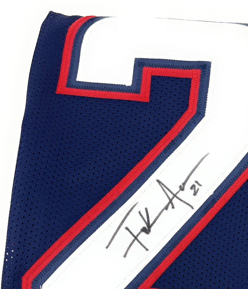 Frank Gore #21 Custom Jersey Certified Autograph Special Colors Pro Bowl Replica - Image 3 of 4