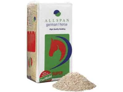 Allspan German Horse Super Kleintierstreu Tiereinstreu Einstreu 24 kg Sägespäne