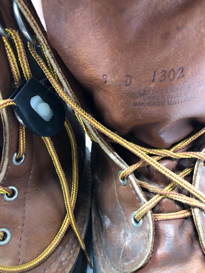 Vintage Field And Stream Leather Rubber Lined Hunting Boots Size 9 Waterproof - Image 3 of 4