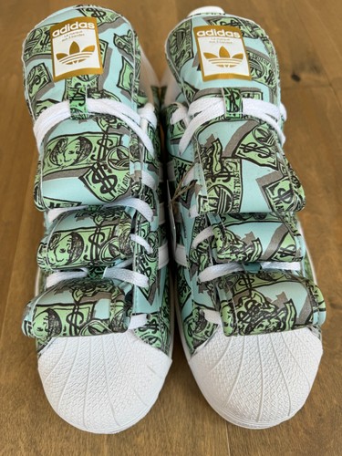 adidas HP6596 Originals Jeremy Scott Gelddruck Superstar Schuhe Herren Größe 11 - Bild 11 von 16