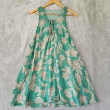 Show Me Your Mumu Dress Womens Size Large Rancho Mirage Lace Up Jadely Paisley