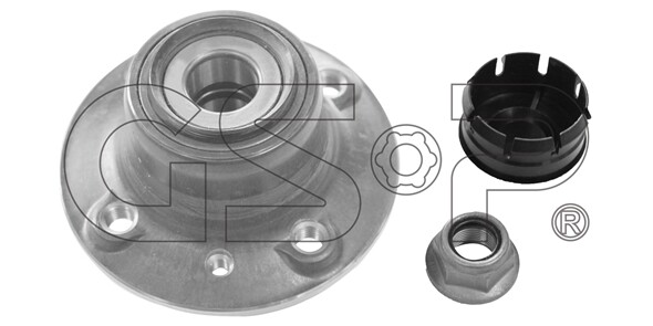 GSP 9225020K Wheel Bearing Kit for RENAULT