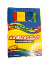 A+ Homework MODELING CLAY 4 Colors Non-Toxic Premium Quality Vibrant Colors New 