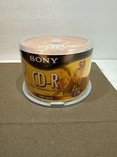Sony CD-R 50 Pack of High Speed Recordable CDs 700 MB 80 Min 1X-48X Sealed New