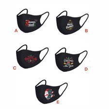 Christmas Face Mask Xmas Party Costume Mask Unisex Mouth Cover Fashion Cute