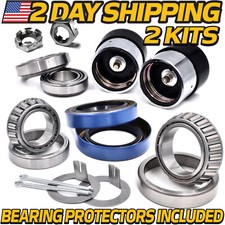 (2 Kits) Trailer Bearings 1-1/16 & 1-3/8 inch...