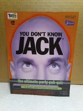 YOU DON'T KNOW JACK PC Big Box, NEW! CIB, RARE - Vintage - RETRO!