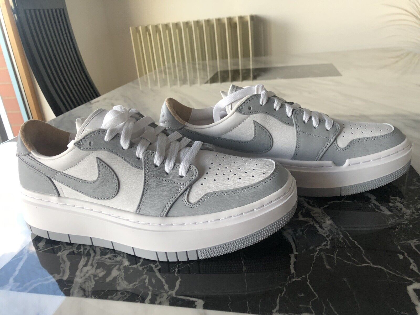 Air Jordan Women's 1 Low LV8D White Grey Gray DH7004-100