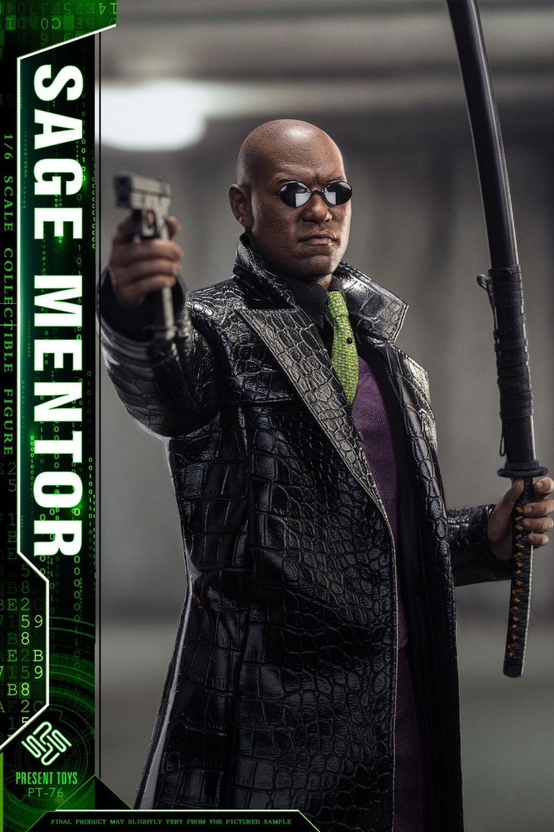 PRESENT TOYS PT-sp76 マトリックス 1/6 モーフィアス Ready! New PRESENT TOYS PT-sp76 1/6 Sage Mentor Morpheus