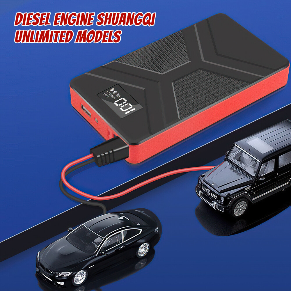 Portable 30000mAh Car Jump Starter Booster Jumper Box Power Bank Battery Charger eBay