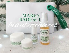 MARIO BADESCU FACIAL BLOOM  BOOST CREAM MASK SPRAY BAG DROPS 5 PS GIFT SET NEW