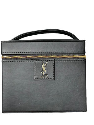 Yves Saint Laurent Vintage Waschtischbox Schminkkoffer Schmuck Lederbox