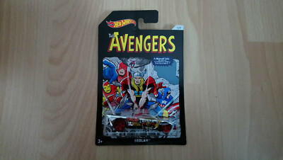 HOT WHEELS THE AVENGERS THOR BEDLAM MARVEL Long Card 2017 1/7