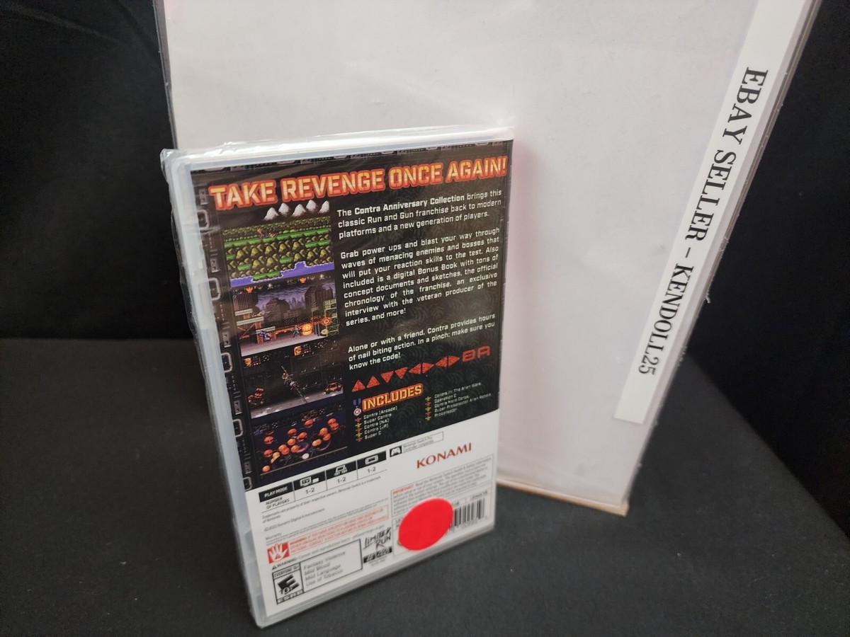j*1様 CONTRA COLLECTION CONTRA ANNIVERSARY COLLECTION (Nintendo Switch) Limited Run