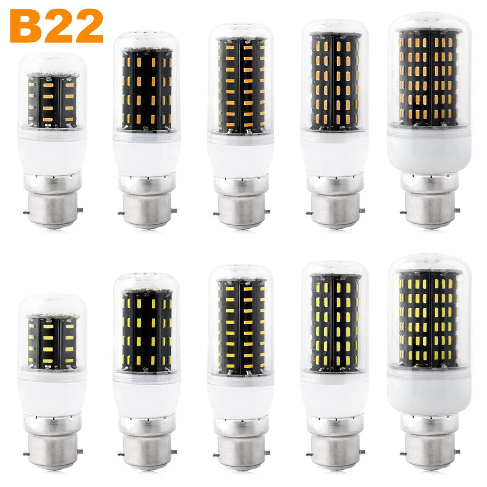 12W - 35W LED Corn Light Bulbs E14 E27 B22 Ultra Bright White Home Lamps 220V RC - Image 4 of 4