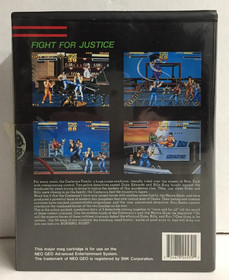 Burning Fight NEO GEO AES Complete CIB US Version NEOGEO Manual TESTED & WORKING