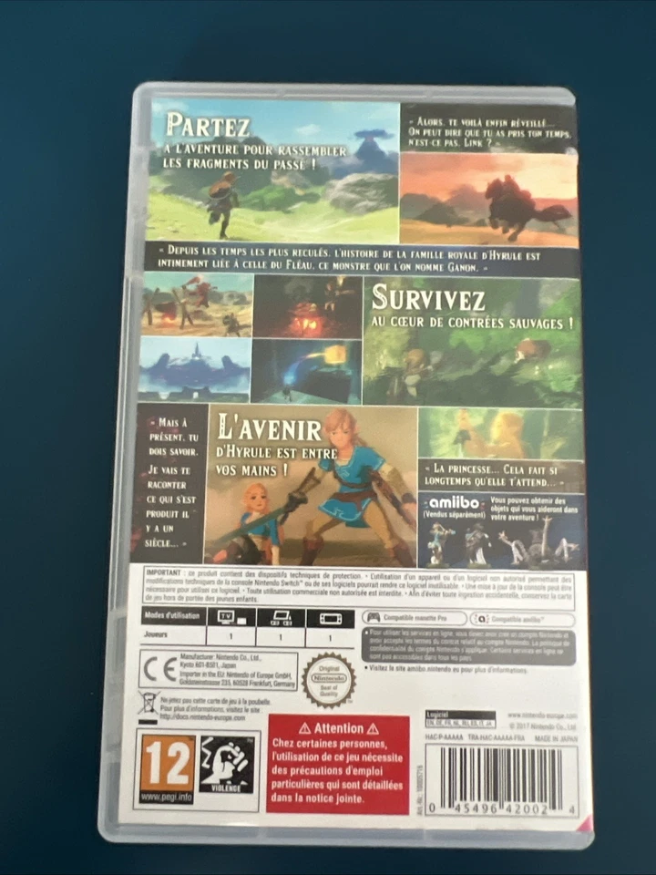 Jeu De Nintendo Switch "The Legend of Zelda: Breath of the Wild ", photo 2 sur 5