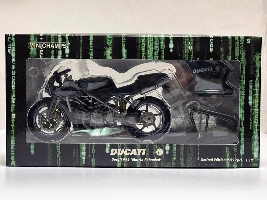 ミニチャンプス 1/12 ドゥカティ996 MATRIX RELOADED Minichamps 1/12 Ducati 996 MATRIX RELOADED #PFGAJV | eBay