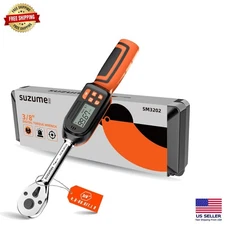 Ergonomic Digital Torque Wrench 3/8 Drive 4.9-99.6 Ft.Lb - Perfect for All Tasks