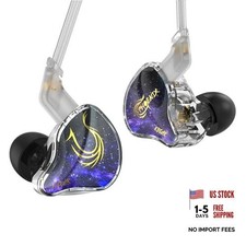 KBEAR Phoenix Wired Earbuds, in Ear Headphones IEM without Mic MidnightBlue
