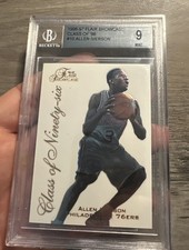 1996-97 Flair Showcase - Class of Ninety-Six Allen Iverson #10 Rookie Card. rookie card picture