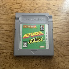 Arcade Classics 4 Defender Joust Nintendo Game Boy - Tested Working Authentic