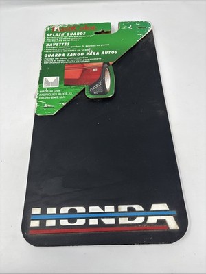 Pair NOS PlastiColor Vintage Car/Truck Mud Flaps Splash Guards 8x15 HONDA