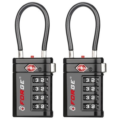 TSA Approved Luggage Locks 4 Digit Combination TSA Travel Locks with TSA008, ...