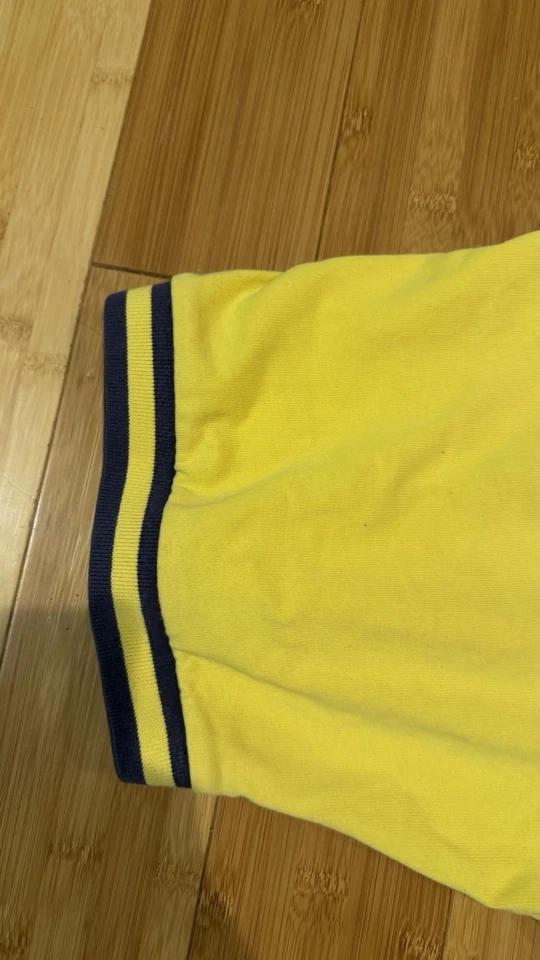 Vintage 90s Nike Team Michigan  Warm Up Jersey Shirt - Image 3 of 4