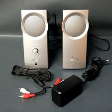 Bose Companion 2 Computer Speaker System with Cables  A/C Adapter Tested