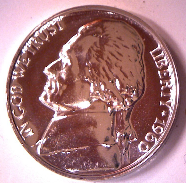 1960 PROOF JEFFERSON NICKEL **FREE SHIPPING** | eBay
