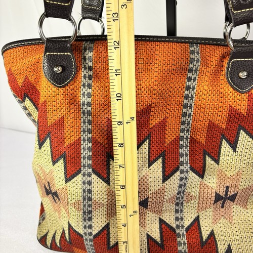 Montana West Large Boho Western Aztec Tote Bag MW937-8112CF - Picture 9 of 10