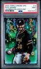 2025 Topps Chrome Update #CT-14 Paul Skenes Celebracion Green /99 PSA 9