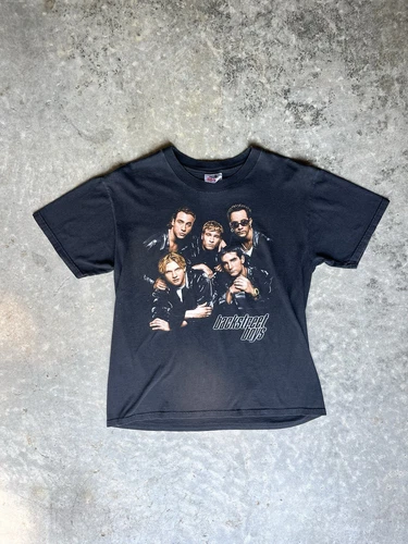 90s Backstreet Boys Tour T-Shirt Size Medium 1990s vintage concert t-shirt, vintage, size M, single stitch, B+ condition