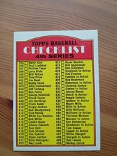 1972 Topps - Checklist 395-525 #378 4th Series