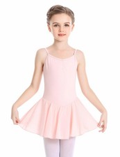 Phoeswan Ballet Leotards for Girls,Girls 10-12 Years, Pink-camisole
