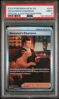 2023 POKEMON MEW EN 204/165 GIOVANNI'S CHARISMA SPECIAL ILLUSTRATION RARE PSA 9