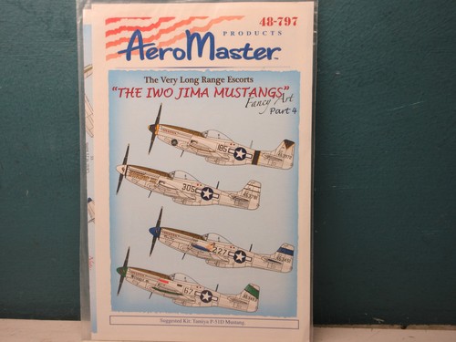 AEROMASTER 1/48 THE IWO JIMA MUSTANGS FANCY ART  pt.4   #48-797