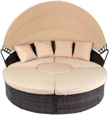 Garden Winds Custom Fit Canopy Top Cover for The Suncrown Crownland Clamshell