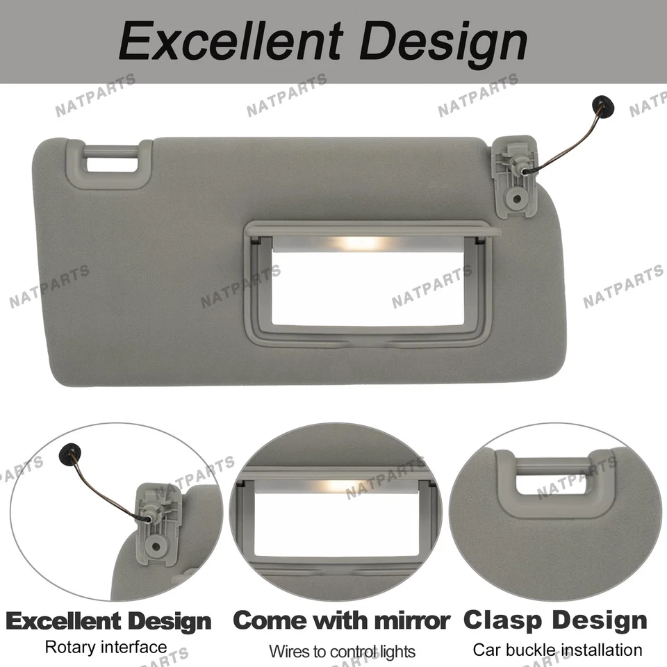 Parasol pasajero derecho para Nissan 05-21Frontier 05-15Xterra 96400- EA002 Foto 3 de 4