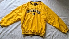Chaqueta cortavientos ventilada Colosseum Athletics Michigan Wolverines NCAA para hombre XL