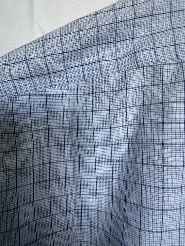 2x Vintage Brooks Brothers Cotton Shirts – 16.5 – Classic & Regent – Blue Preppy - Image 4 of 4