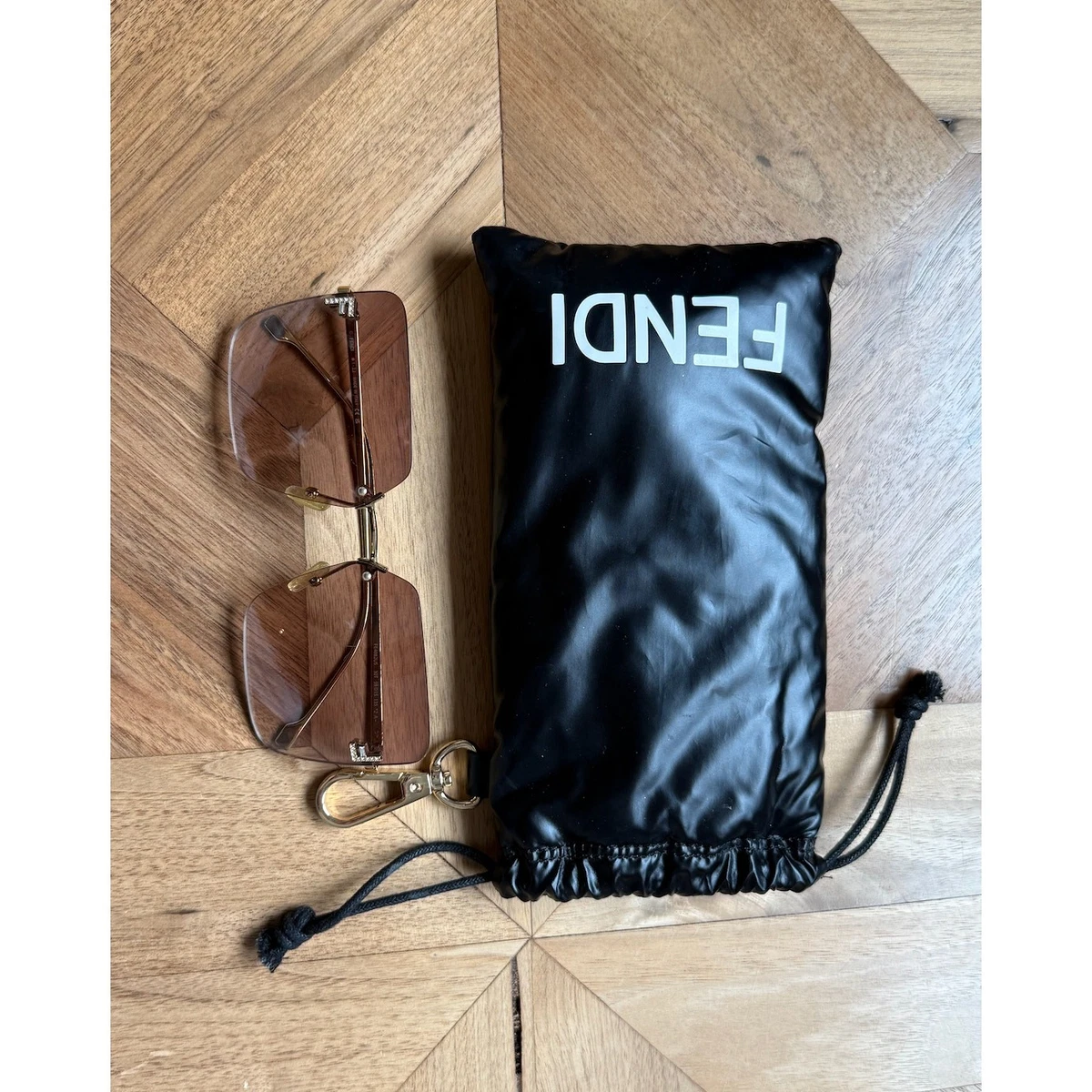 Fendi Shield Brown Sunglasses for Women | eBay