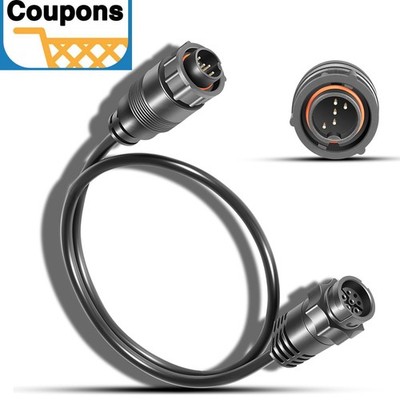 000-13313-001 7-pin Transducer to 9-pin XSONIC Sonar Adapter Cable for Lowrance