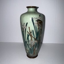 Japanese Meiji Style Cloisonne 7" Antique Vase