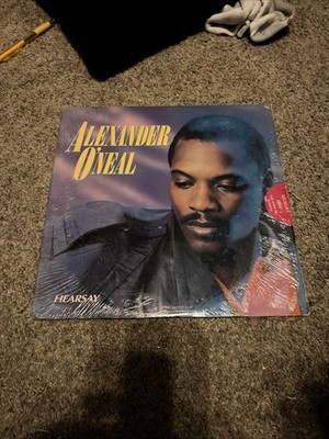 Alexander O'Neal - Hearsay - 12'' 33 RPM LP 1987 - Hype Sticker
