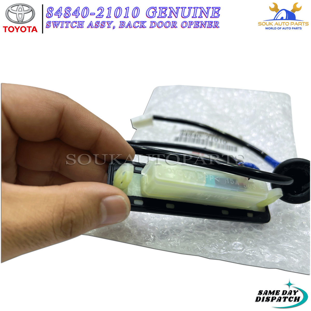 84840-21010 Genuine Toyota SWITCH ASSY, BACK DOOR OPENER