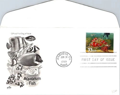 S07-7799, AQUARIUM FISH, ARTCRAFT FIRST DAY COVER