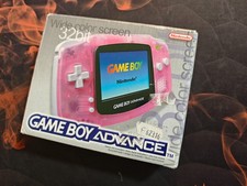 Console Nintendo GBA Game Boy Advance Rouge Transparente - Complete en Boite